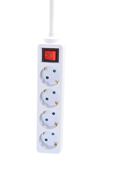 Steckdosenleiste 4-fach mit Schalter