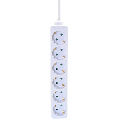 Steckdosenleiste 6-fach - 16 A - 3680 W - 150cm - weiß