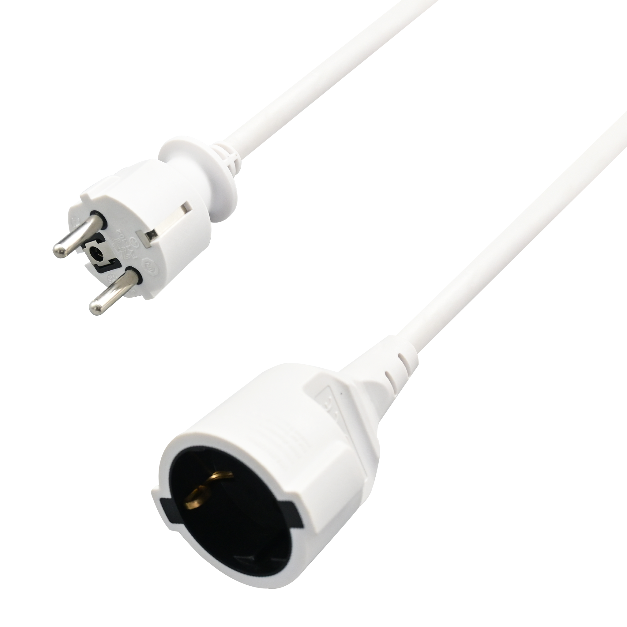 Schuko-Verlängerung - 16 A - 3680 W - 300 cm - weiß