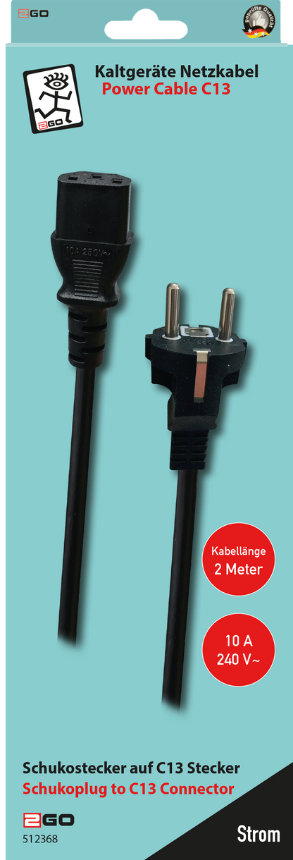 Kaltgeräte-Netzkabel