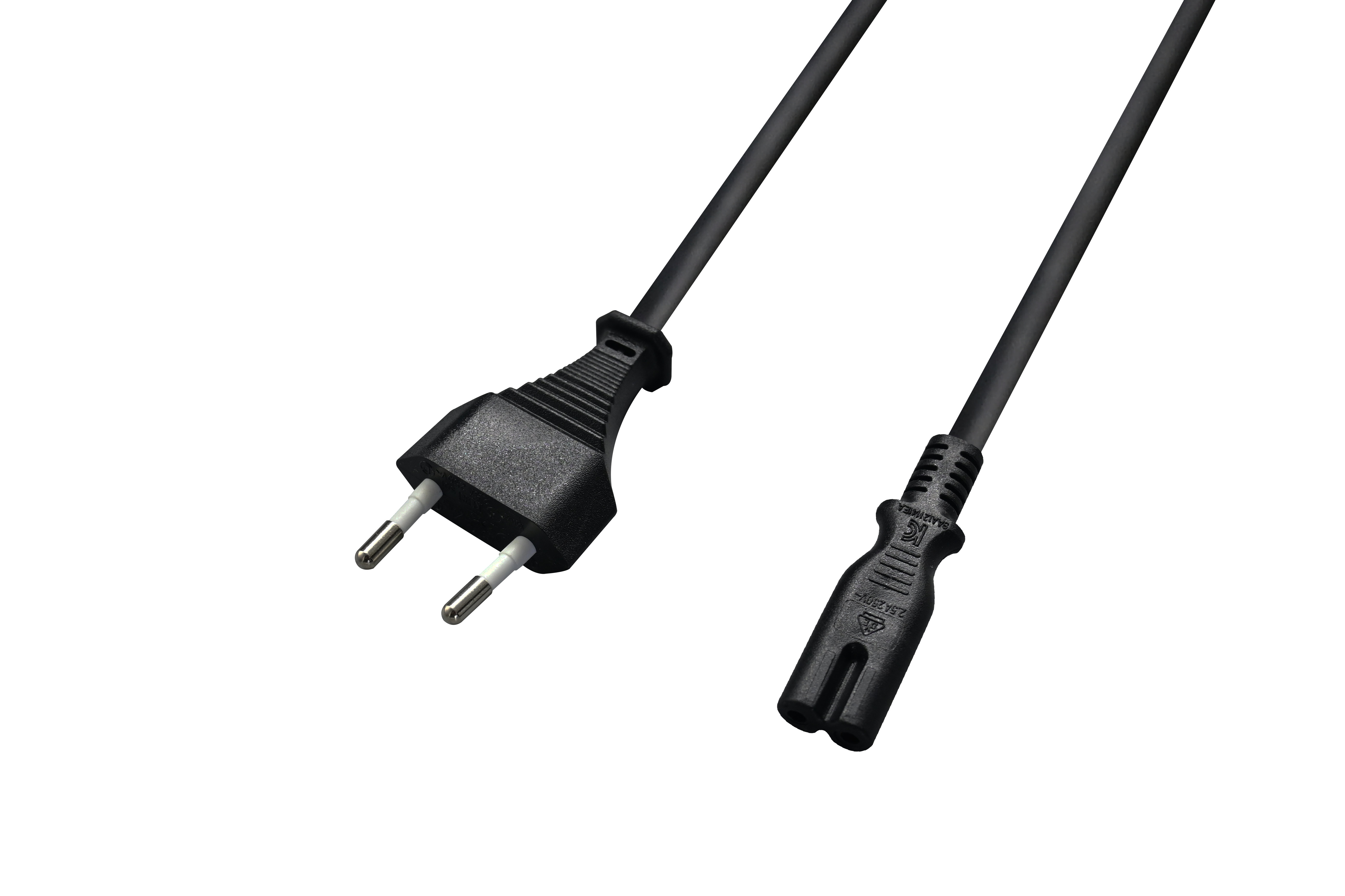 Euro-Netzkabel 2-polig