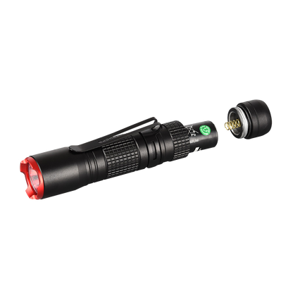 Taschenlampe "Pen S" - Aluminium - 80 Lumen - IPX4 - schwarz