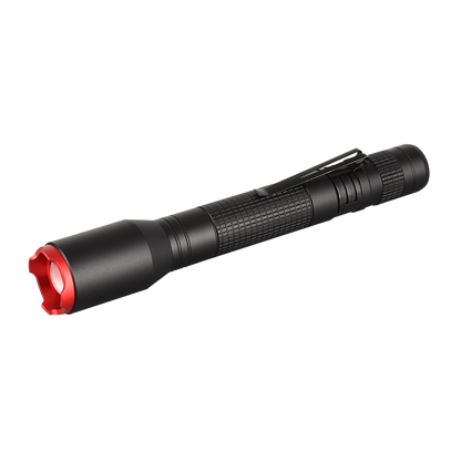 Taschenlampe "Pen L" - 250 Lumen - zoombar - 3 Modi - schwarz
