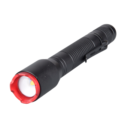 Taschenlampe "Pen L" - 250 Lumen - zoombar - 3 Modi - schwarz