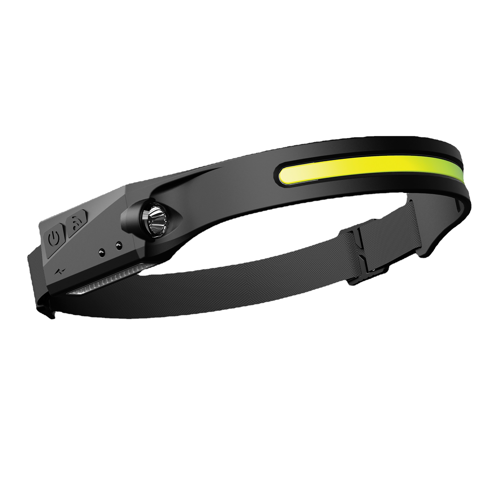 LED Stirnlampe - Lichtband - LED-Spot - größenverstellbar - schwarz