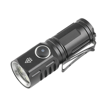 LED Leuchte "Xtreme" - 3 LEDs - 1000 Lumen - 900 mAh Akku - Gürtelclip - schwarz
