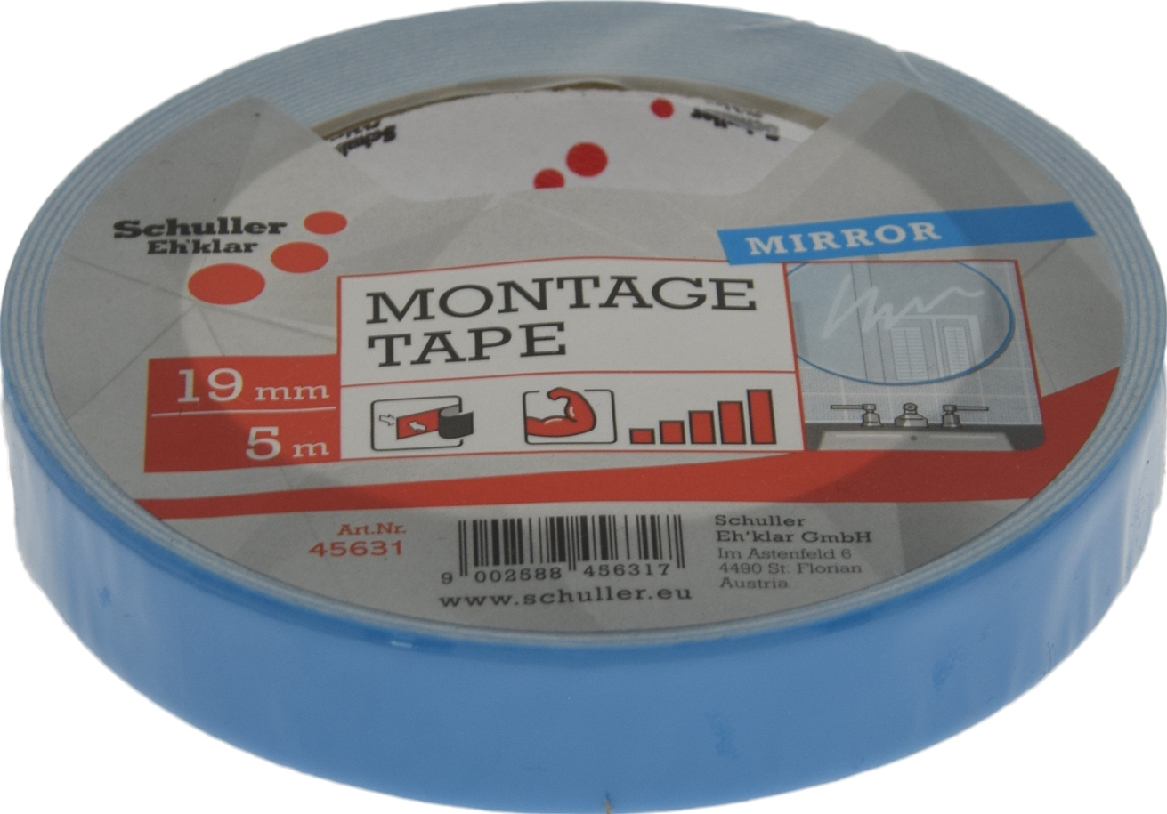 Montage Tape MIRROR 19 mm x 5 m weiß