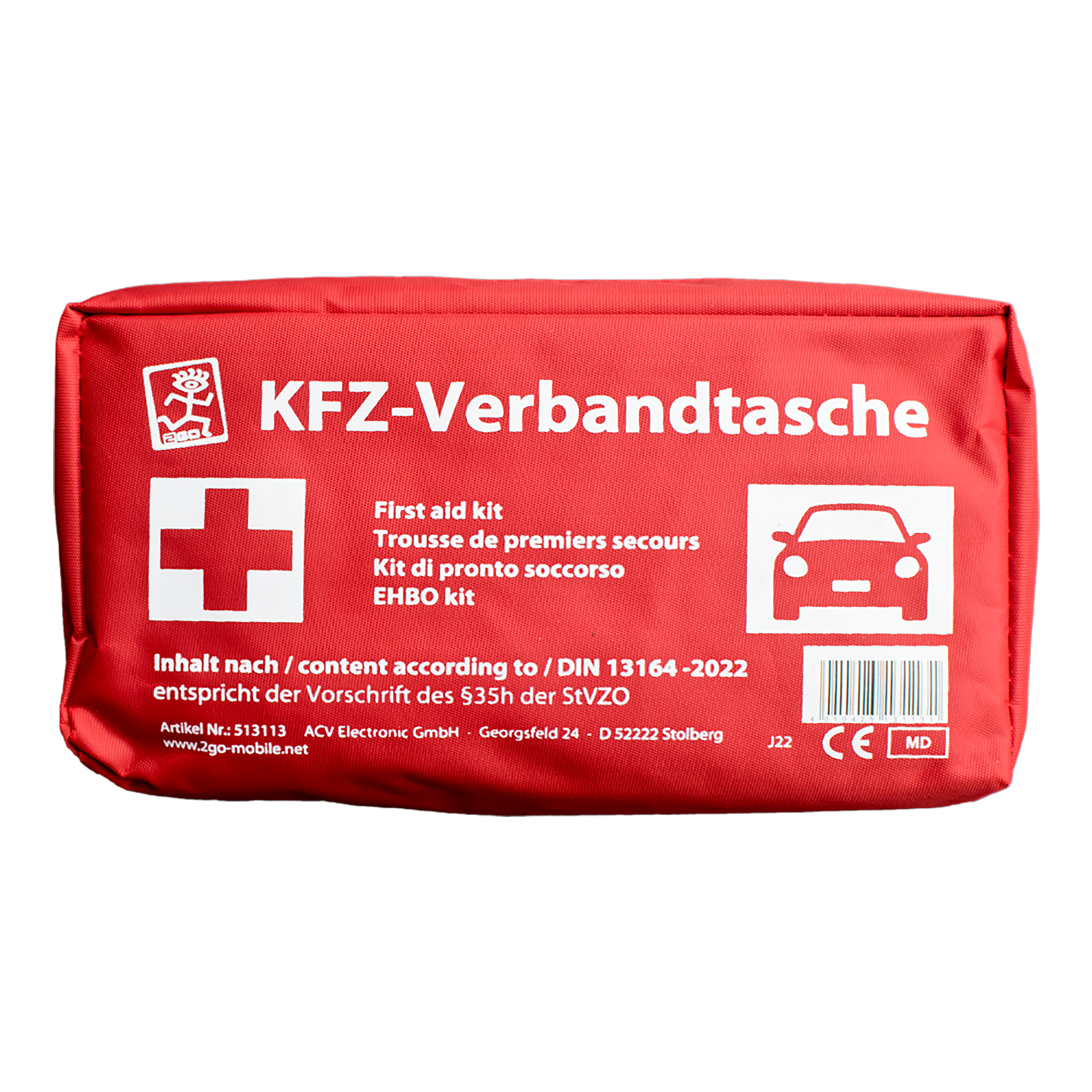 Kfz-Verbandtasche nach DIN 13164:2022