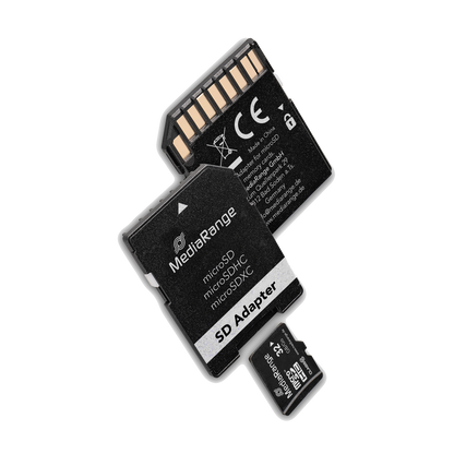 MediaRange microSDHC Speicherkarte mit SD-Adapter - Class 10 - 32 GB