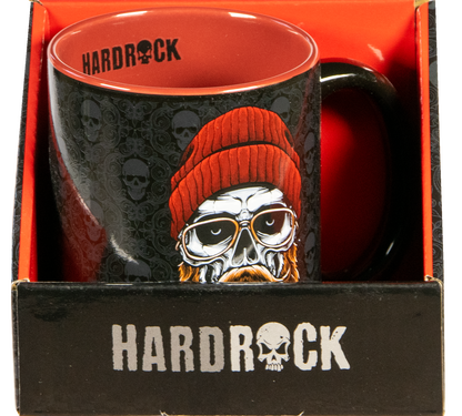 Keramiktasse – HardRock, Motiv „Rosen“