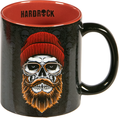 Keramiktasse – HardRock, Motiv „Rosen“