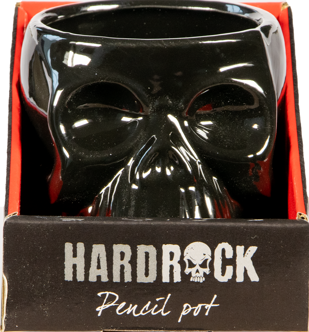 Stifthalter – 3D Totenkopfform – HardRock