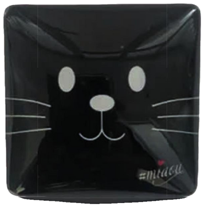 Magnet im Katzendesign – Miaou, Farbe Schwarz