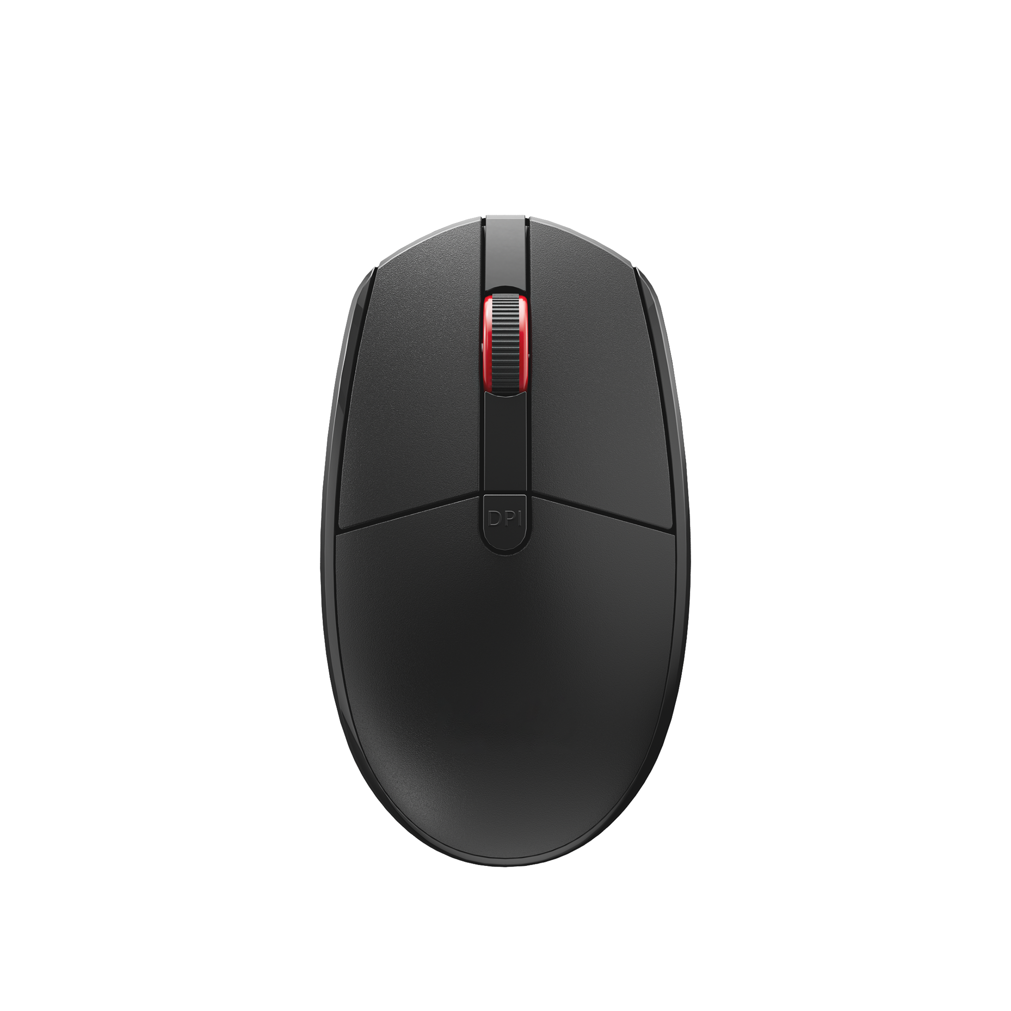 Funkmaus -  2,4GHz - 4D - optisch - 800 / 1200 / 1600 DPI -  inklusive 1x AA-Batterie - schwarz
