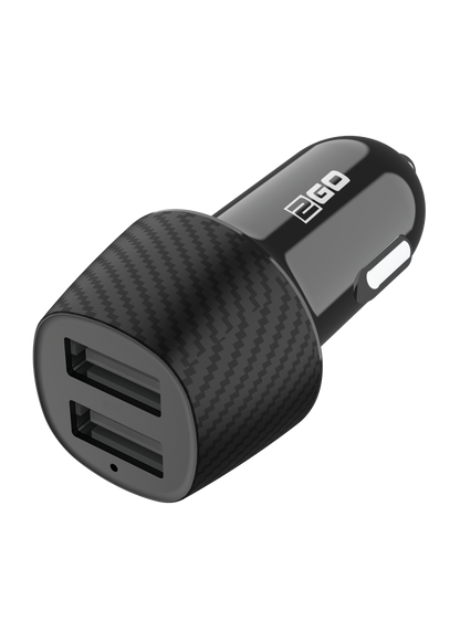 Kfz-Ladegerät 12 V / 24 V - schwarz