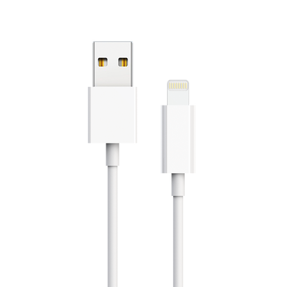 USB Datenkabel - USB A <-> Apple 8-Pin - 100 cm - weiß