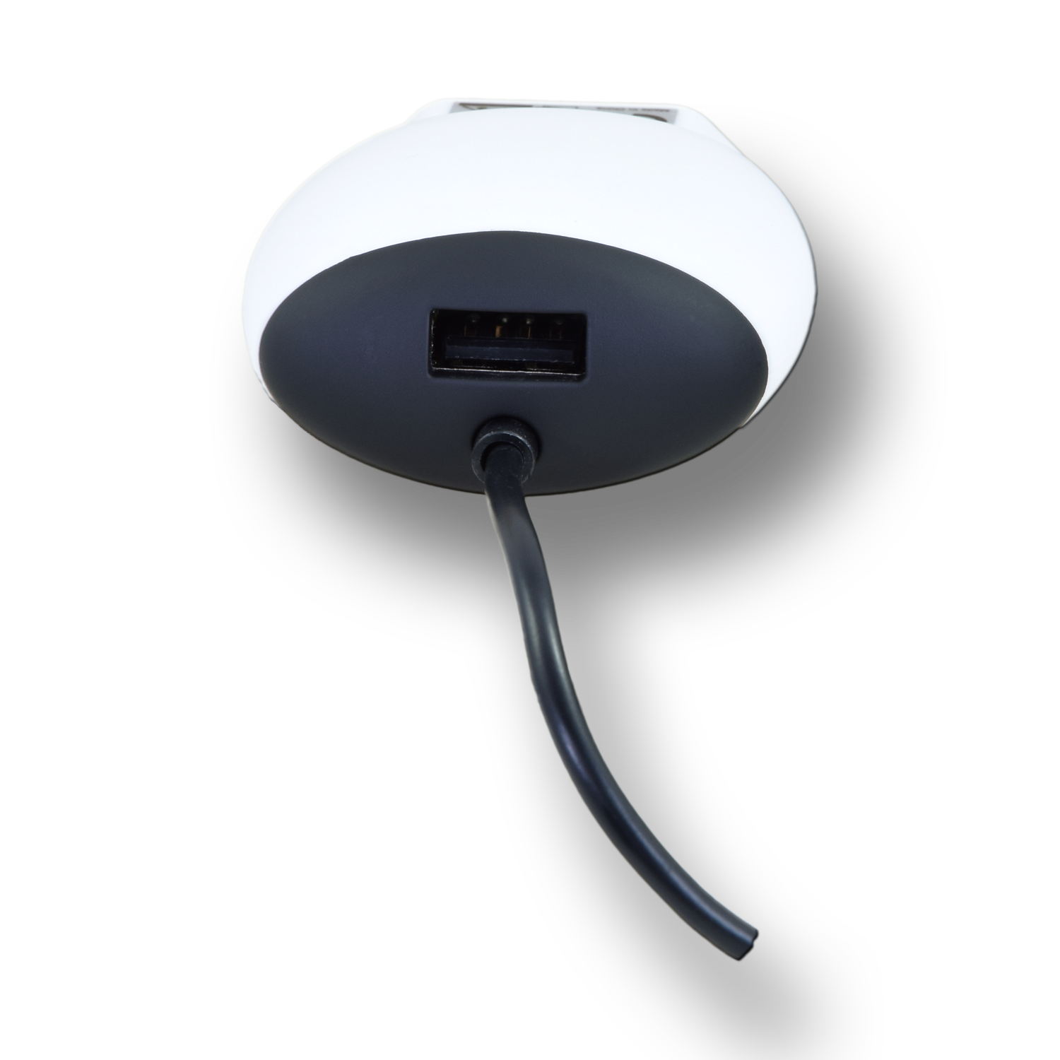 Netzladegerät 100 V - 240 V mit USB A Buchse und Lightning-Kabel - 2400 mA - weiß - USB Buchse Detail