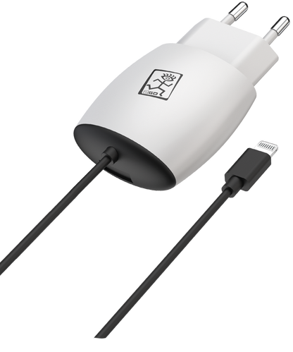 Netz-Ladegerät 100 V - 240 V - MFI zertifiziert - 2400 mA - schwarz