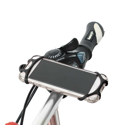 Universal Halter "Bike" - Silikon - schwarz - Anwendung