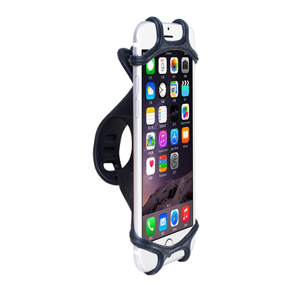 Universal Halter "Bike" - Silikon - schwarz