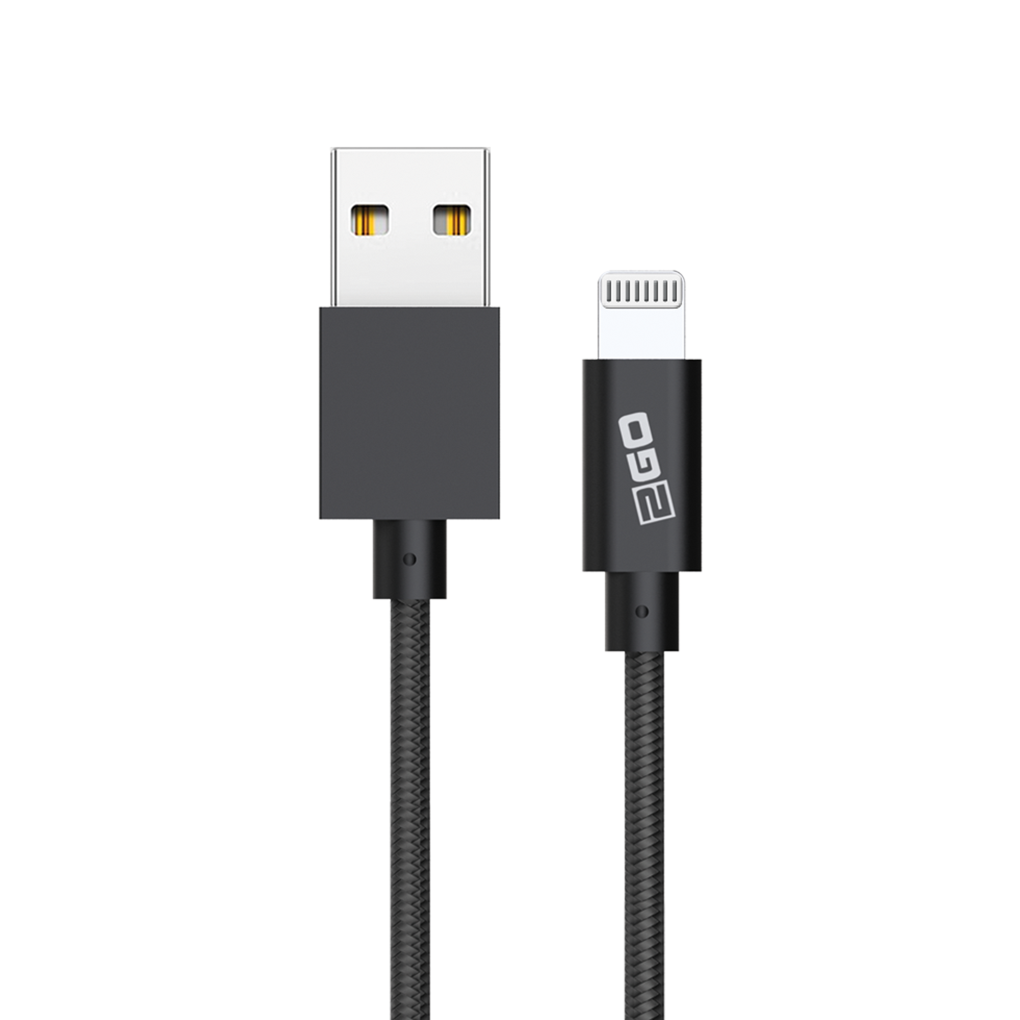 USB Datenkabel - MFI zertifiziert - USB A <-> Apple 8-Pin - diverse Längen - anthrazit