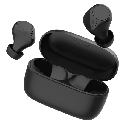 Bluetooth Headset Twin BT - Ladebox - Touch-Steuerung - schwarz