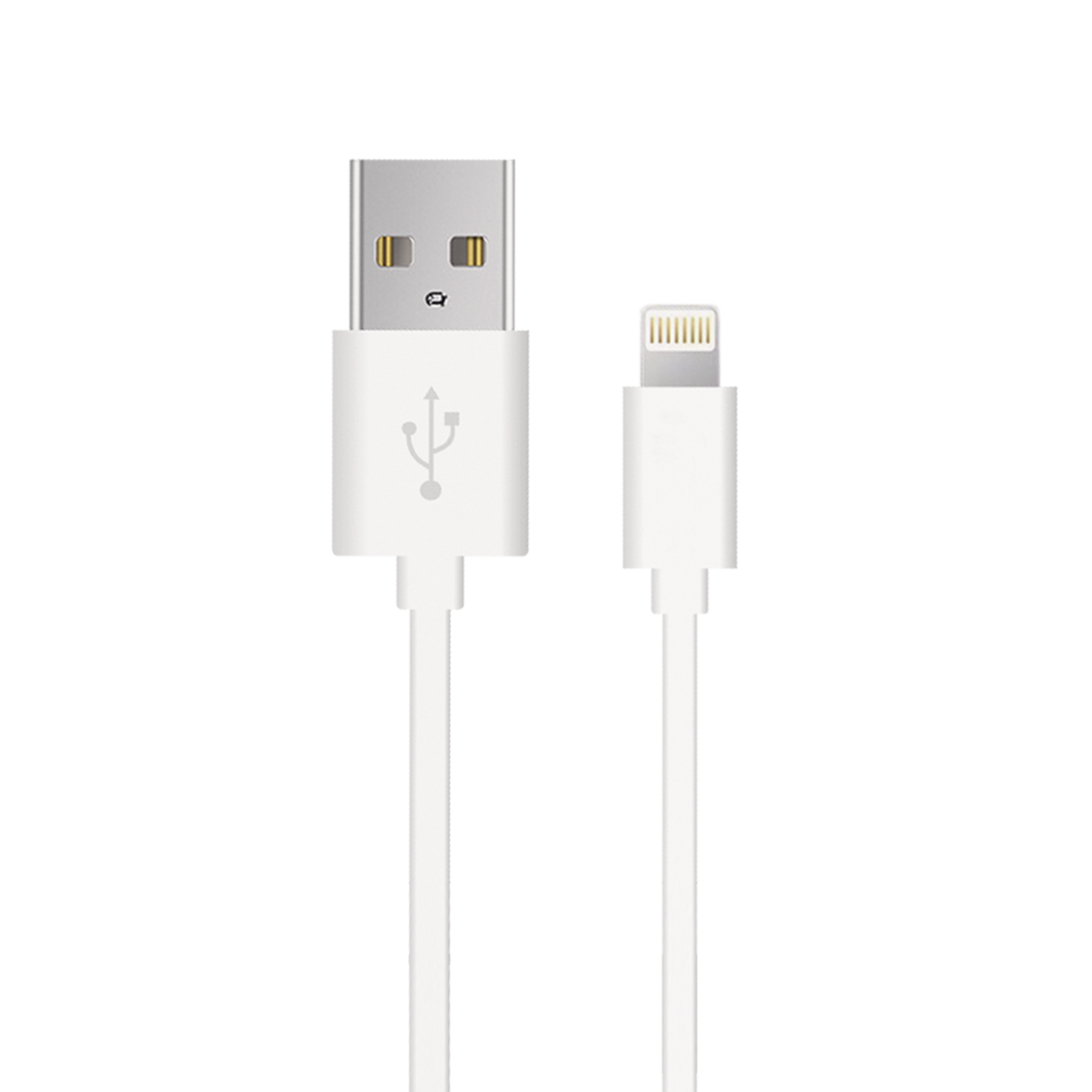 USB Datenkabel - USB A <-> Apple 8-Pin - 100 cm - weiß