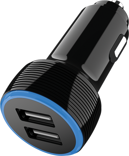 Kfz-Ladegerät 12 V / 24 V - weiß