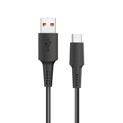 USB Datenkabel "Xtreme" - USB A <-> USB Type-C - diverse Längen - grau