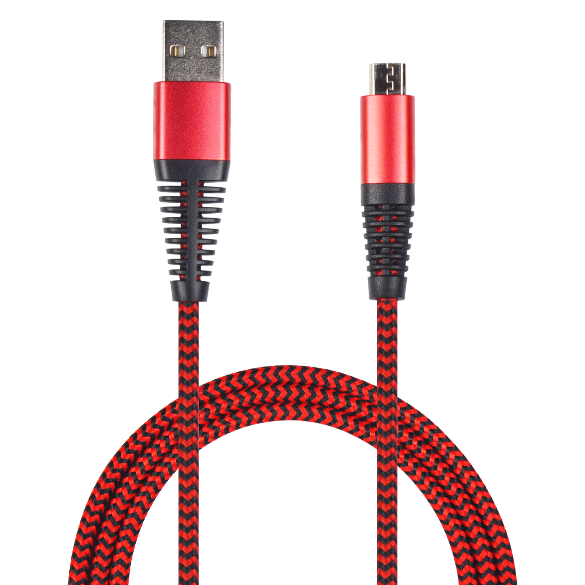 USB Datenkabel - USB A auf Micro-USB - 100 cm - rot