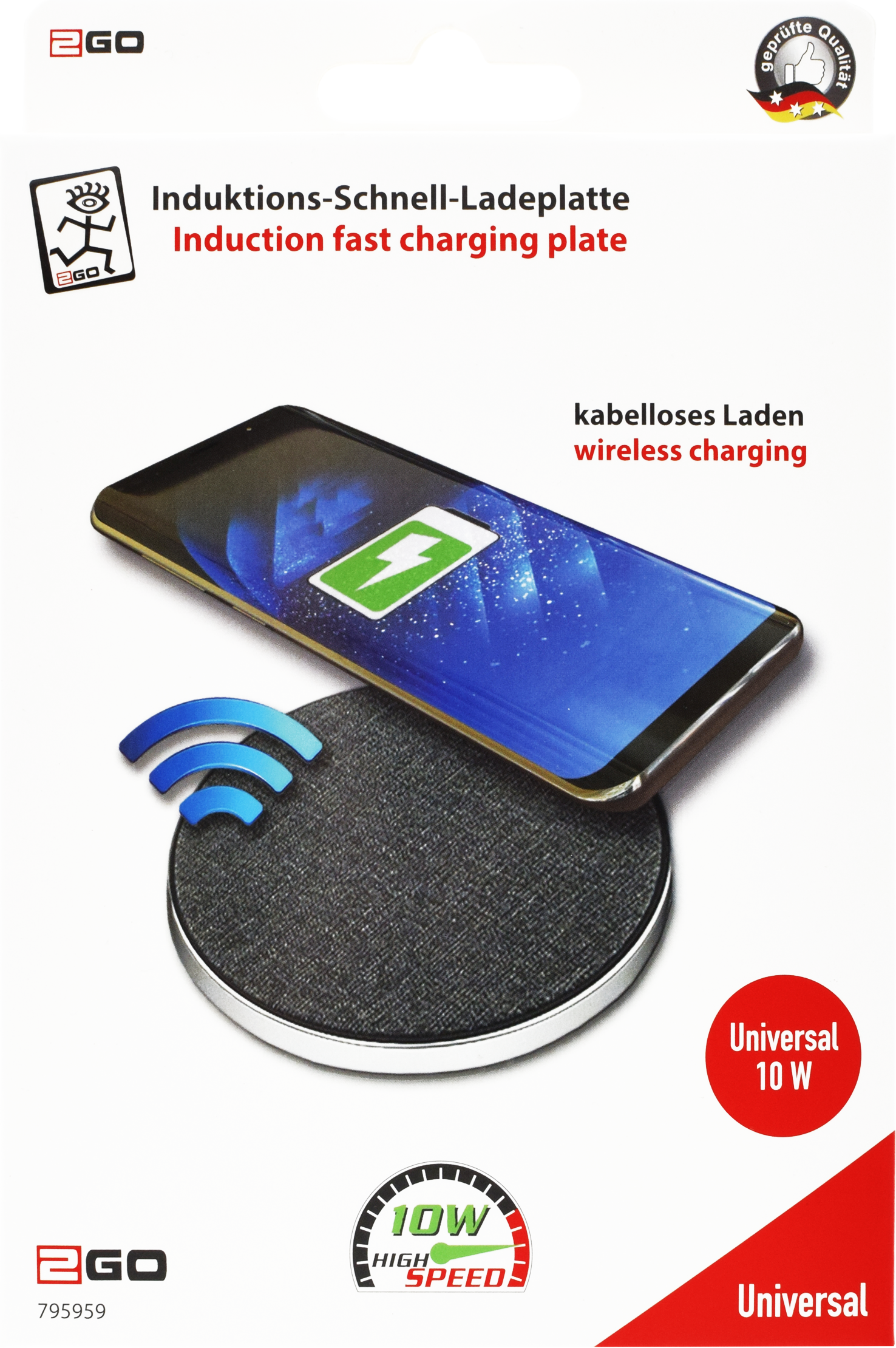 Universal Wireless Charging Fast-Charger 10 W
