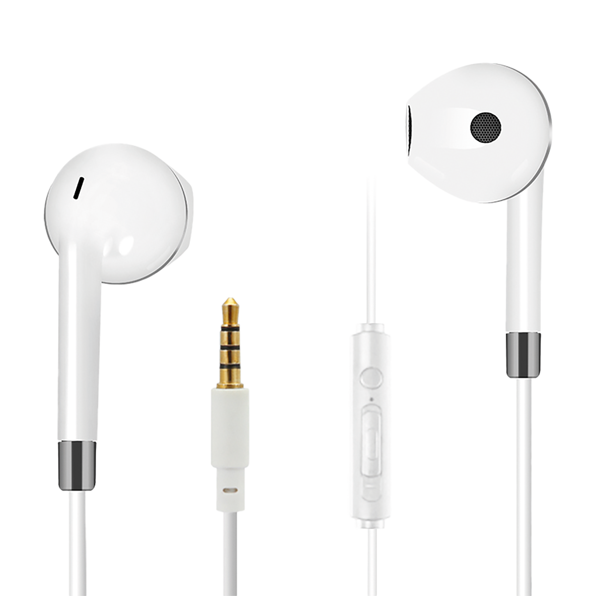 In-Ear Stereo-Headset "Comfort" - Rufannahme - Lautstärkeregelung - Klinkenstecker - verschiedene Farben