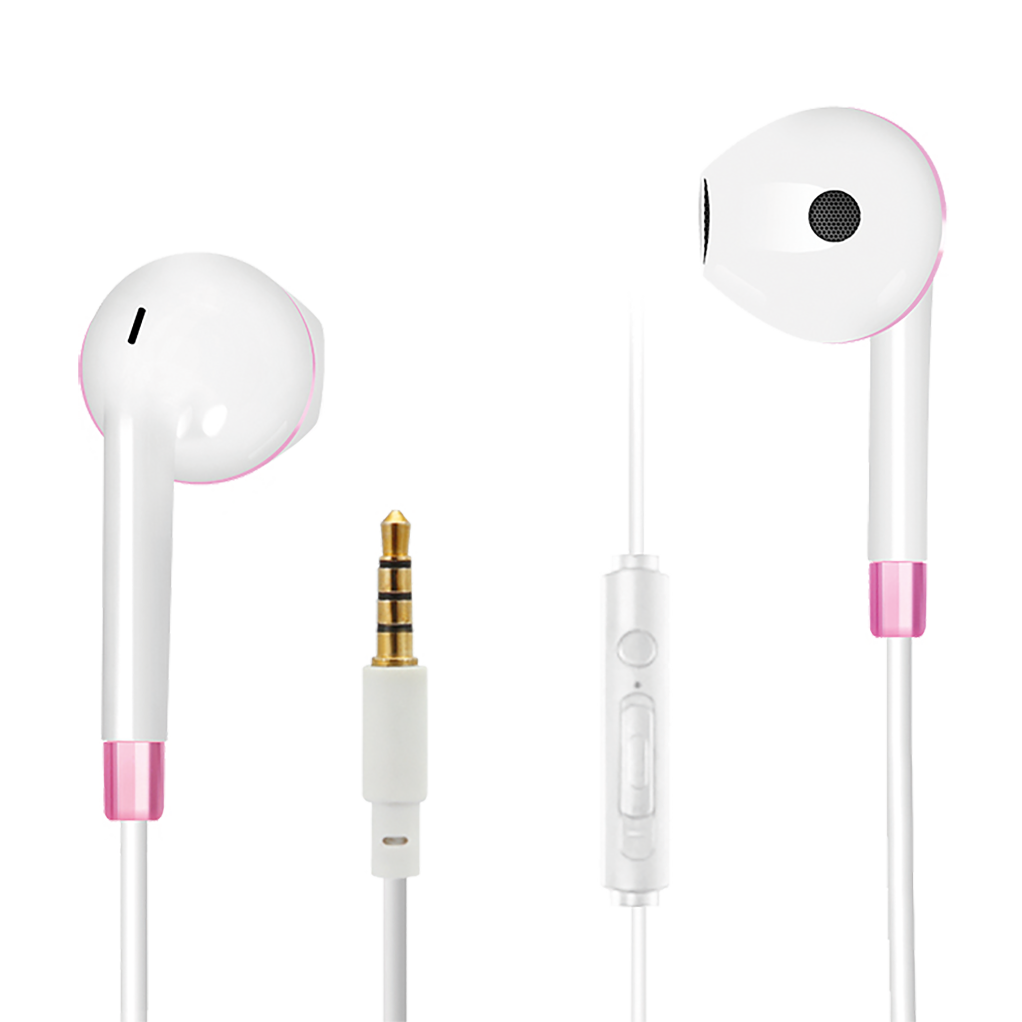 In-Ear Stereo-Headset "Comfort" - Rufannahme - Lautstärkeregelung - Klinkenstecker - verschiedene Farben