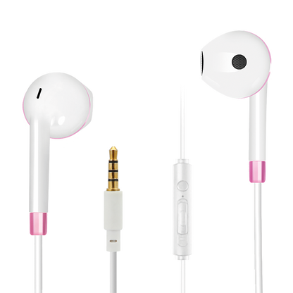 In-Ear Stereo-Headset "Comfort" - Rufannahme - Lautstärkeregelung - Klinkenstecker - verschiedene Farben