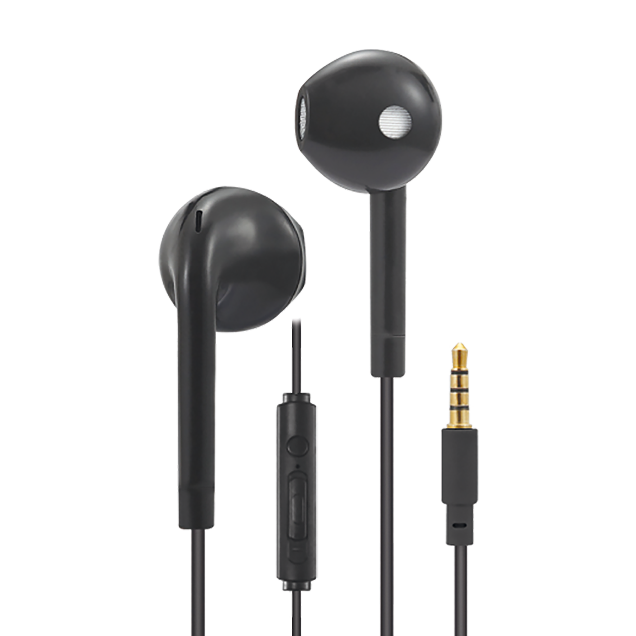 In-Ear Stereo-Headset "Comfort" - Rufannahme - Lautstärkeregelung - Klinkenstecker - verschiedene Farben