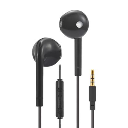 In-Ear Stereo-Headset "Comfort" - Rufannahme - Lautstärkeregelung - Klinkenstecker - verschiedene Farben
