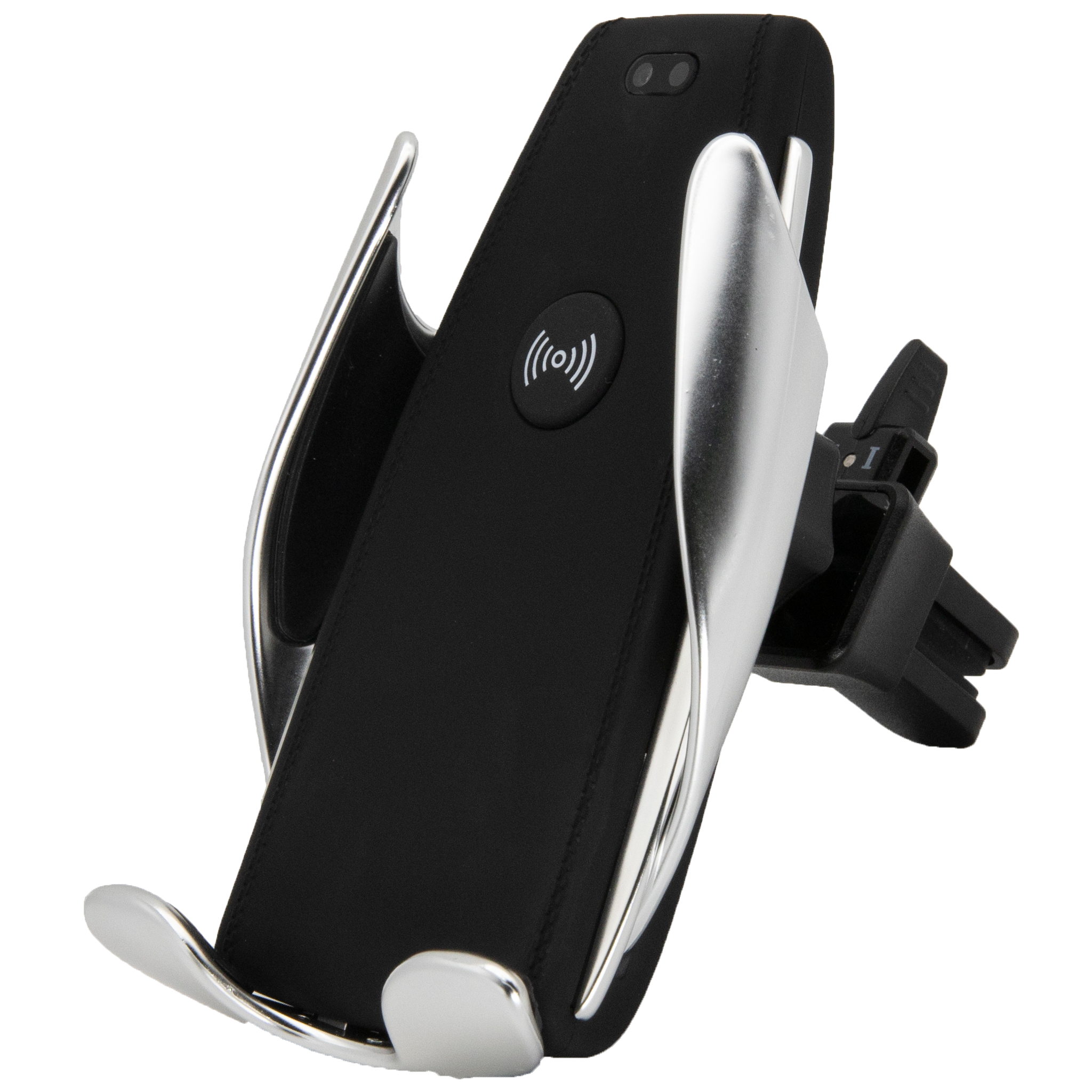 Halter mit Wireless Charging Funktion- 10 W - elektrisches Öffnen und Schließen -  Saugfuß oder Lüftungsschlitz-Montage