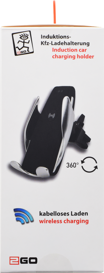 Universal Smartphone-Halterung mit "Wireless Charging"-Funktion