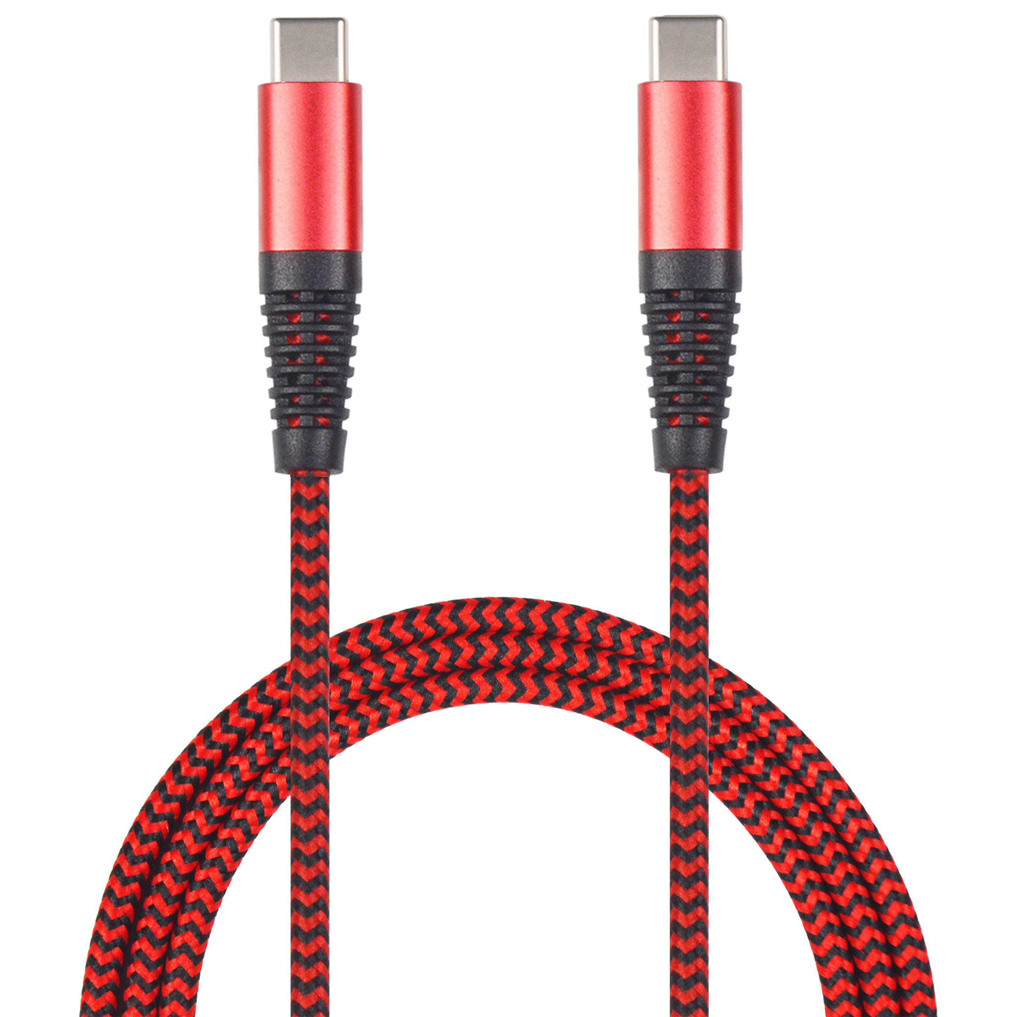 USB Datenkabel - USB Type-C auf USB Type-C - 100 cm - rot