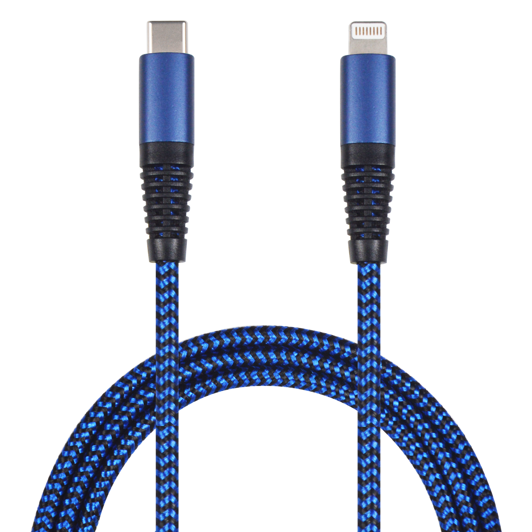 USB Datenkabel - USB Type-C auf Lightning - 100 cm - blau