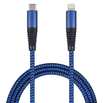 USB Datenkabel - USB Type-C auf Lightning - 100 cm - blau