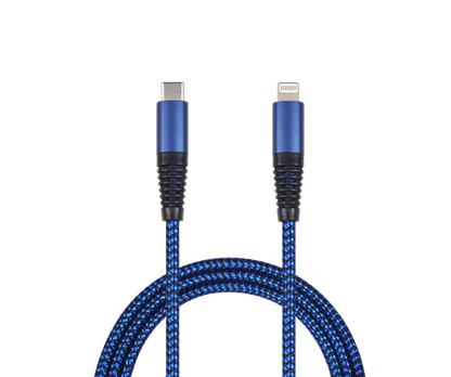 USB Datenkabel - USB Type-C <-> Apple 8-Pin (Lightning) - 100 cm - diverse Farben