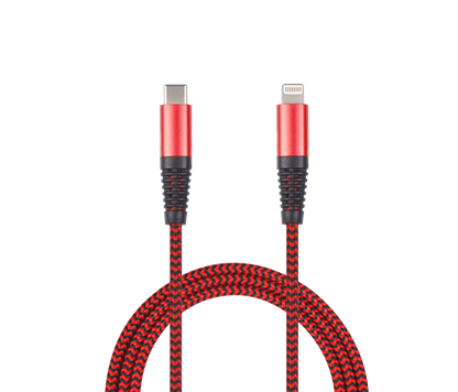 USB Datenkabel - USB Type-C <-> Apple 8-Pin (Lightning) - 100 cm - diverse Farben