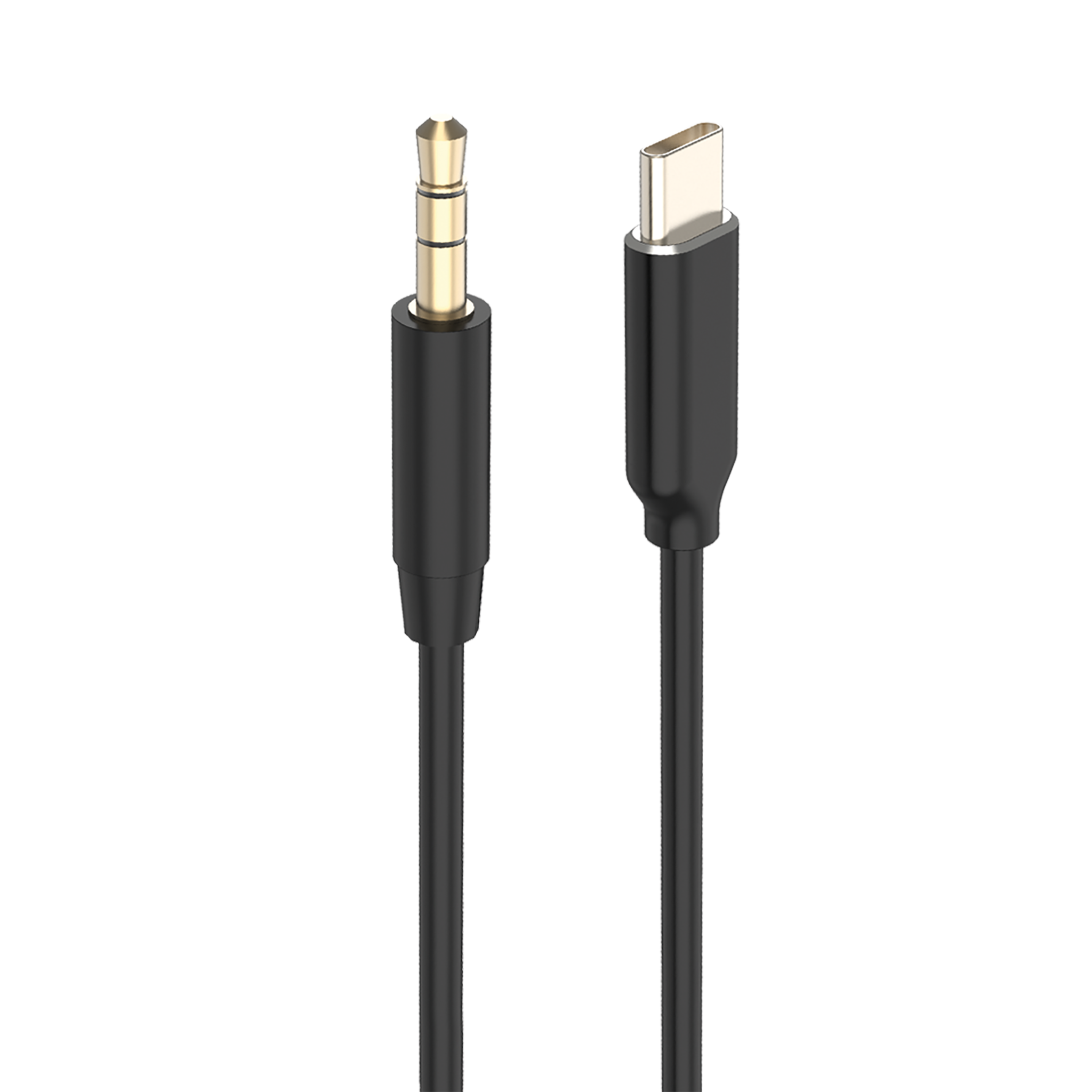 AUX-Audio-Kabel - 3,5 mm Klinkenstecker auf USB Type-C-Stecker - 100 cm - schwarz