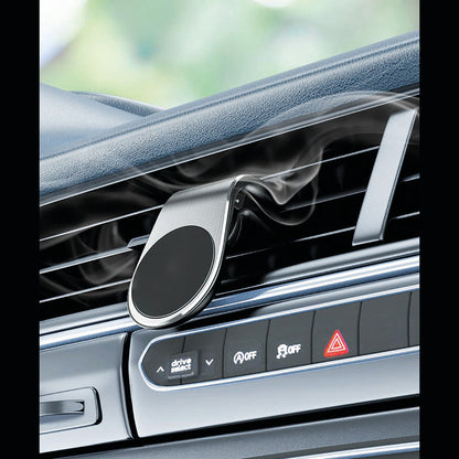 Halter "ClipMag" - Magnet - für Lüftungsschlitz - silber - Anwendung