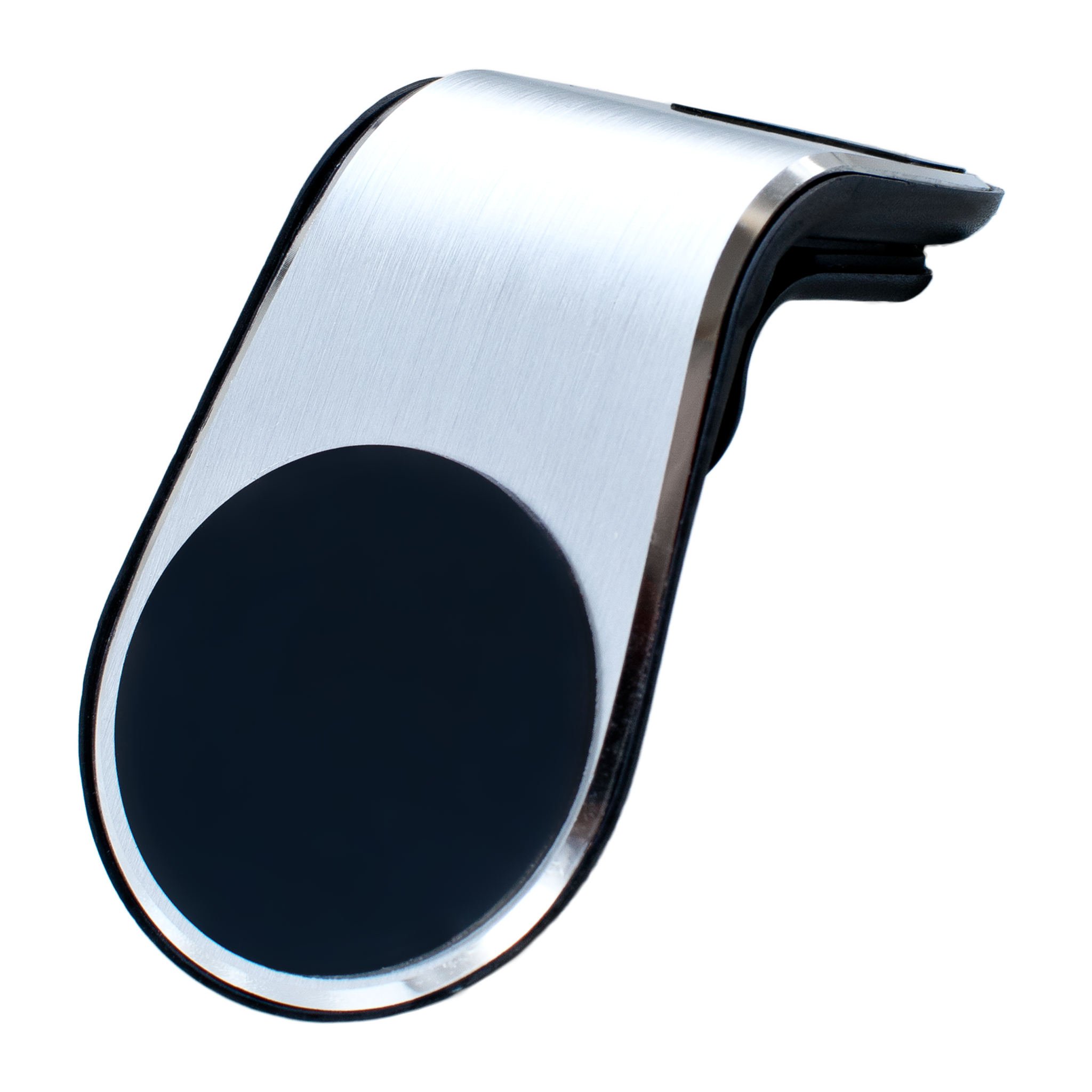 Halter "ClipMag" - Magnet - für Lüftungsschlitz - silber - Front