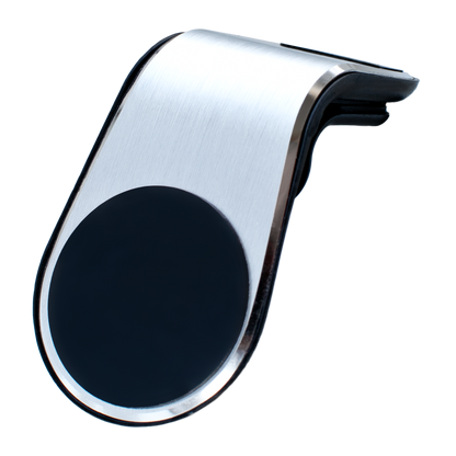 Halter "ClipMag" - Magnet - für Lüftungsschlitz - silber - Front
