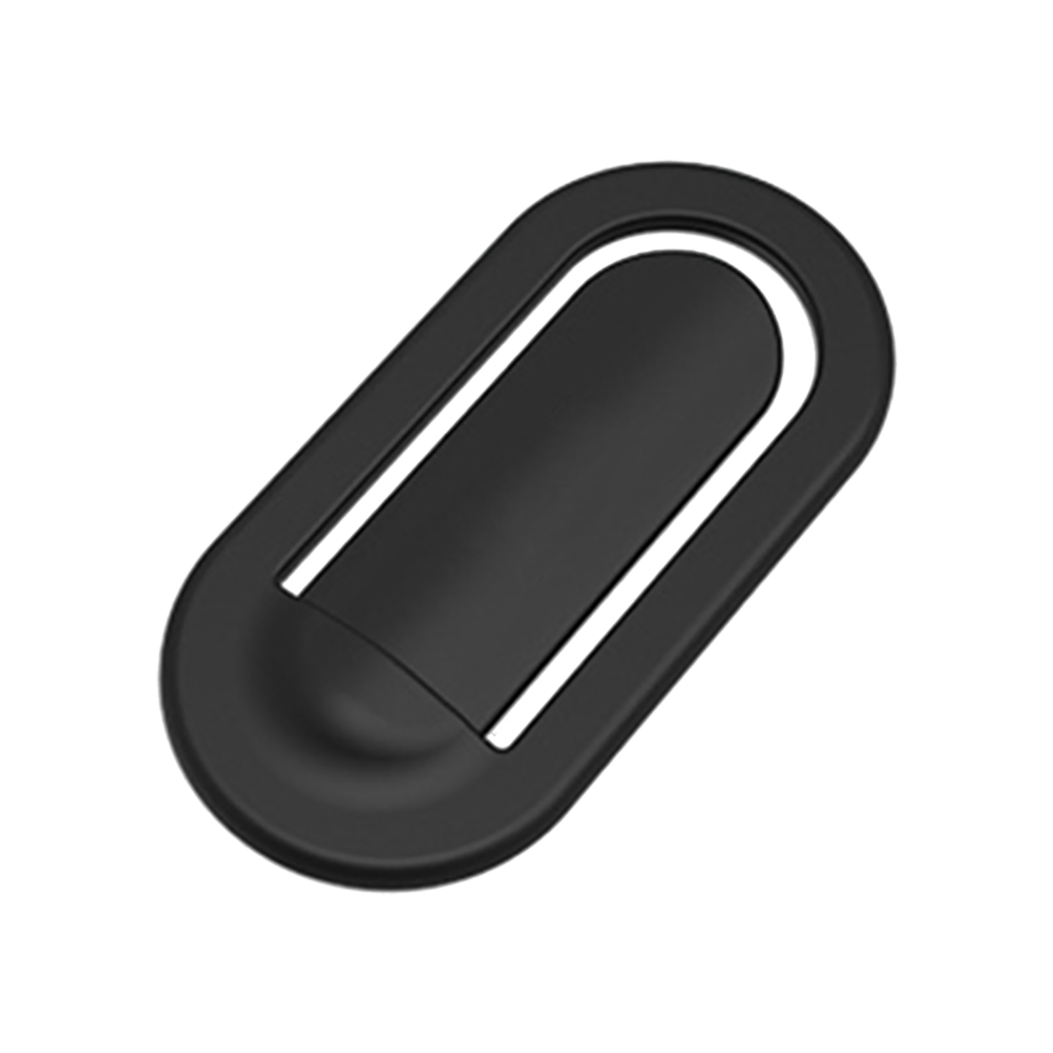 Halter "Clip it" - selbstklebend - Handgriff - Tischständer - Kfz-Halterung - schwarz