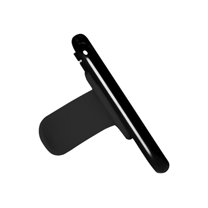 Halter "Clip it" - selbstklebend - Handgriff - Tischständer - Kfz-Halterung - schwarz - Seitenansicht