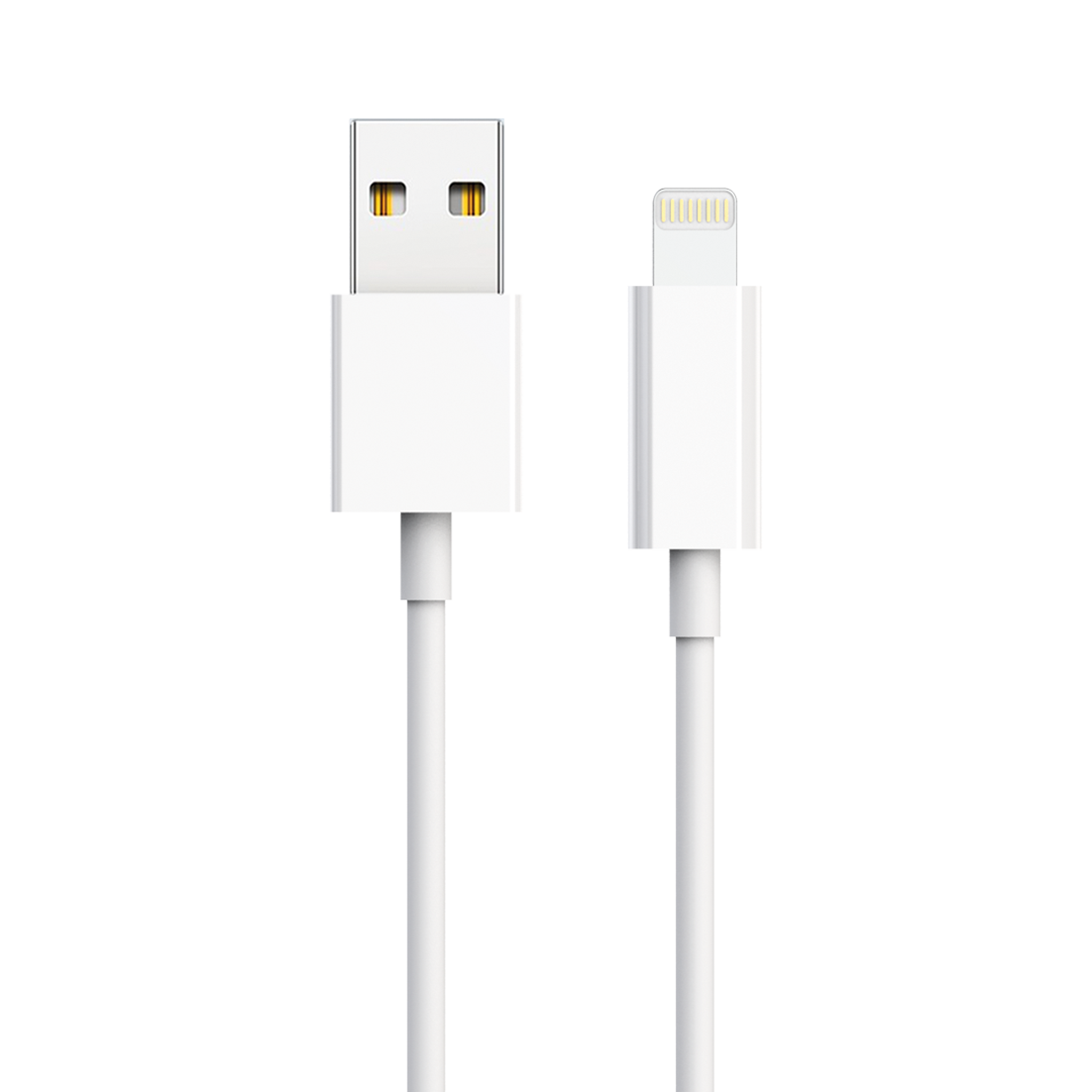 Kfz-Ladeset 12 V / 24 V - 1 x USB A - Lightning-Kabel - 2100 mA - 10 W - weiß - Kabel